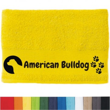 DOG - Handtuch "American Bulldog" von anfalas.de