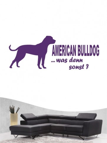 American Bulldog 7 - Wandtattoo