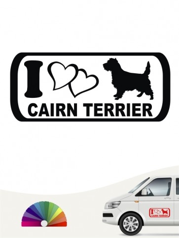 I Love Cairn Terrier Sticker anfalas.de