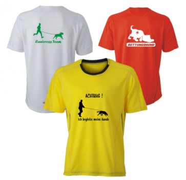 Herren Running T-Shirt mit Wunschmotiv & Wunschtext 