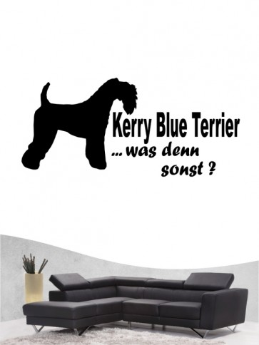Kerry Blue Terrier 7 - Wandtattoo