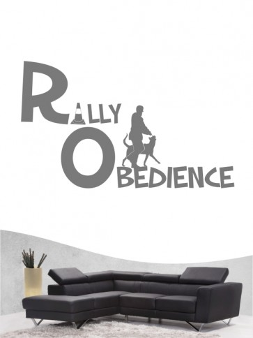 Rally Obedience 20 - Wandtattoo