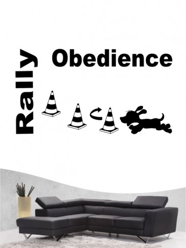Rally Obedience 2 - Wandtattoo