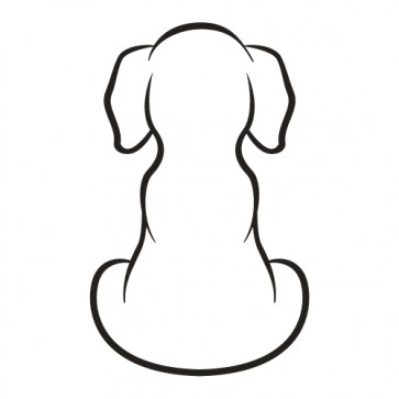 Scheibenwedler Heckscheibenaufkleber Hund