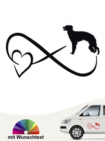 Hunde-Autoaufkleber Silken Windsprite 40 von Anfalas.de