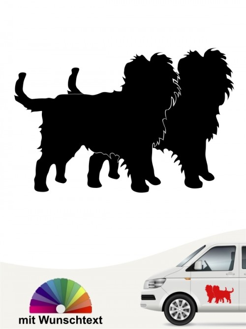 Hunde-Autoaufkleber Affenpinscher 2 von Anfalas.de