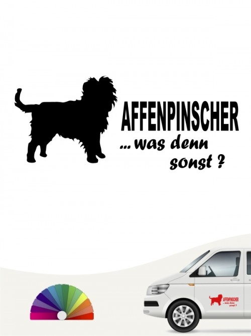 Hunde-Autoaufkleber Affenpinscher 7 von Anfalas.de