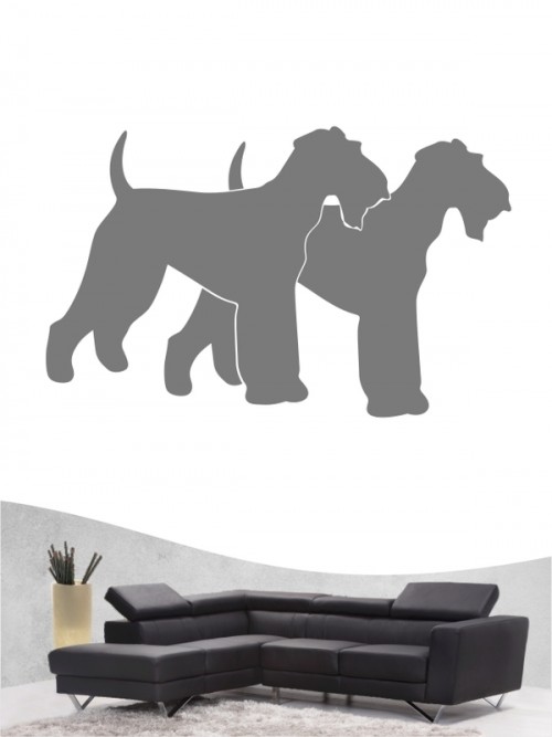 Airedale Terrier 2 - Wandtattoo
