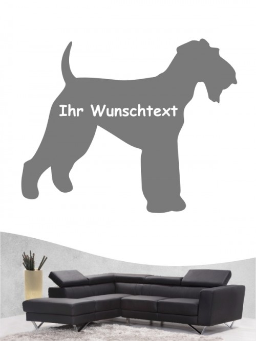 Airedale Terrier 3 - Wandtattoo