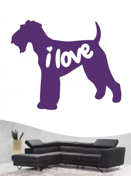 Airedale Terrier 43 - Wandtattoo