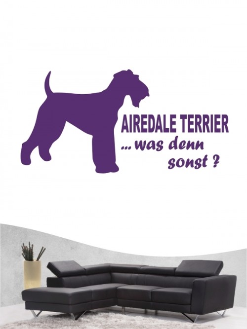Airedale Terrier 7 - Wandtattoo