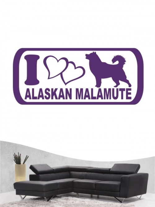 Alaskan Malamute 6 - Wandtattoo