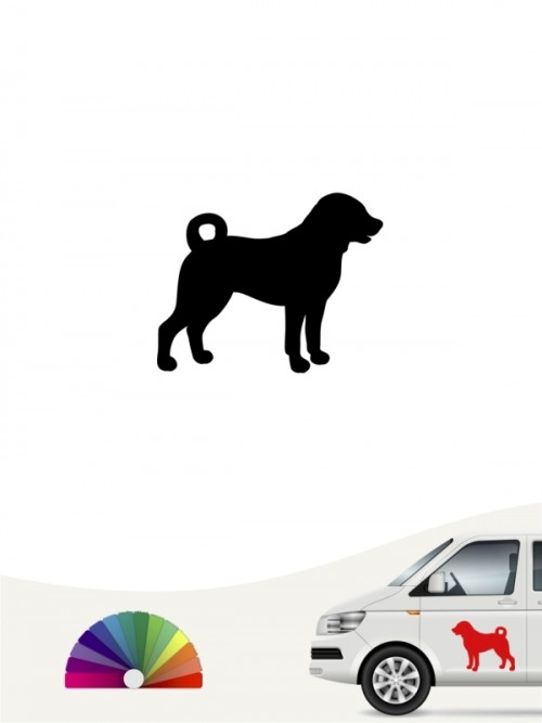 Hunde-Autoaufkleber Appenzeller Sennenhund 1a Mini von Anfalas.de