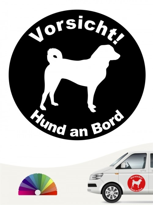 Appenzeller Sennenhund Hund an Bord Aufkleber anfalas.de