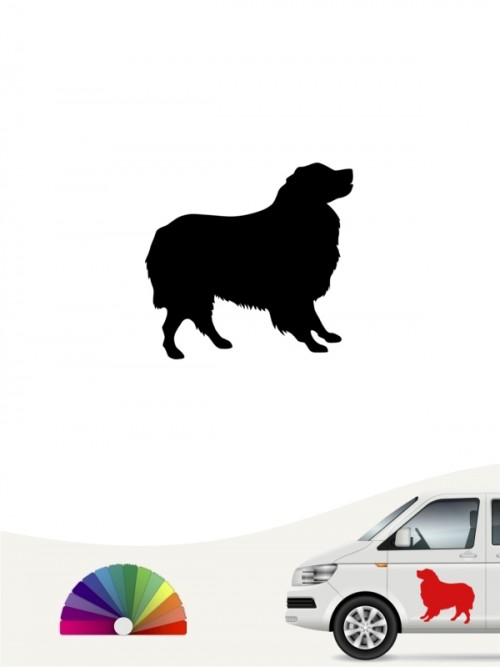 Hunde-Autoaufkleber Australian Shepherd 1b Mini von Anfalas.de