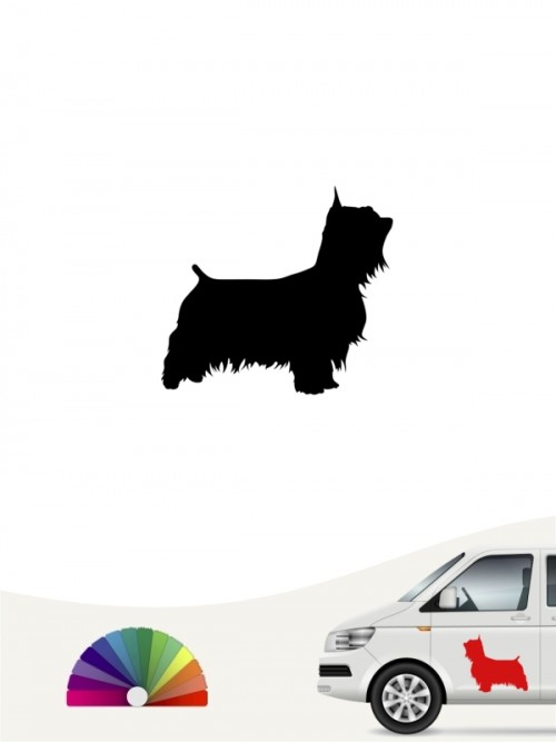 Hunde-Autoaufkleber Australian Silky Terrier 1 Mini von Anfalas.de