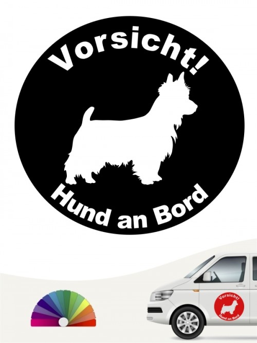 Australian Terrier Hund an Bord Aufkleber anfalas.de