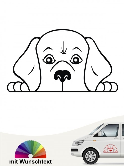 Beagle Comic 1 Sticker anfalas.de