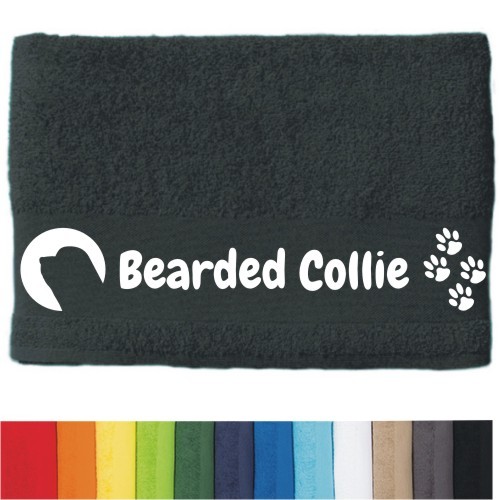 DOG - Handtuch "Bearded Collie" von anfalas.de