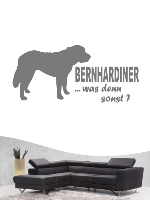 Bernhardiner 7 - Wandtattoo