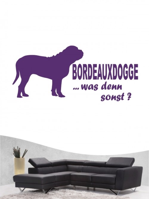 Bordeauxdogge 7 - Wandtattoo