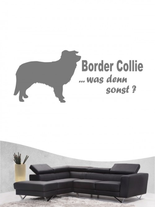 Border Collie 7 - Wandtattoo