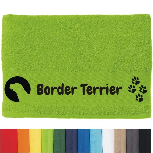 DOG - Handtuch "Border Terrier" von anfalas.de