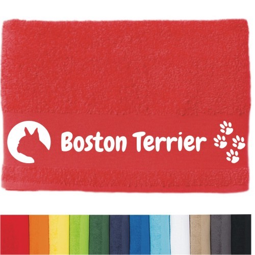 DOG - Handtuch "BostonTerrier" von anfalas.de