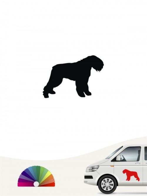 Hunde-Autoaufkleber Bouvier des Flandres 1 Mini von Anfalas.de