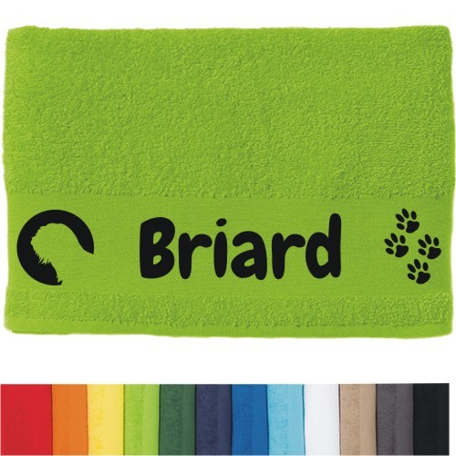 DOG - Handtuch "Briard" von anfalas.de