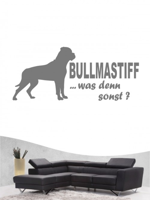 Bullmastiff 7 - Wandtattoo