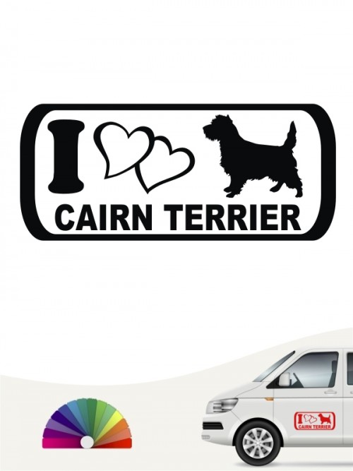 I Love Cairn Terrier Sticker anfalas.de