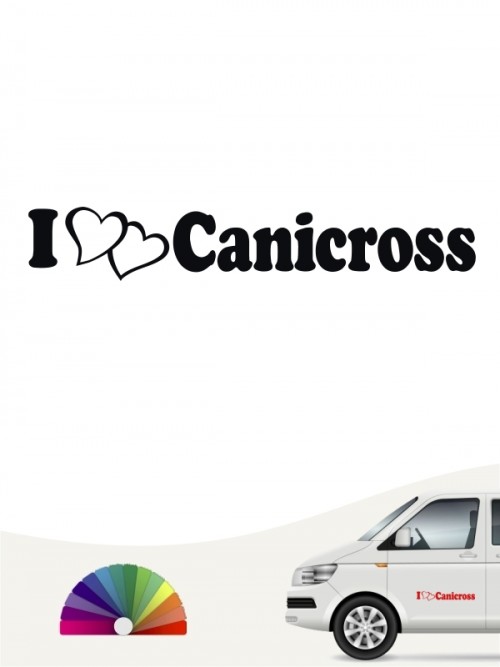 Hunde-Autoaufkleber Canicross 7 von Anfalas.de