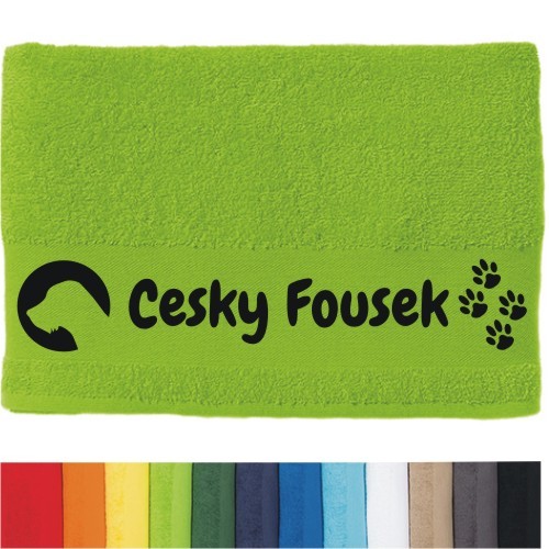 DOG - Handtuch "Chesky Fousek" von anfalas.de