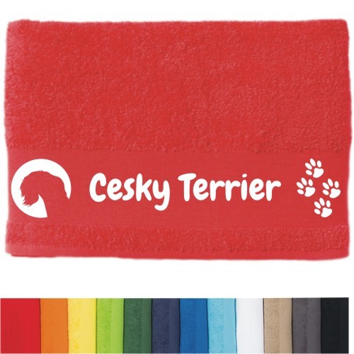 DOG - Handtuch "Chesky Terrier" von anfalas.de