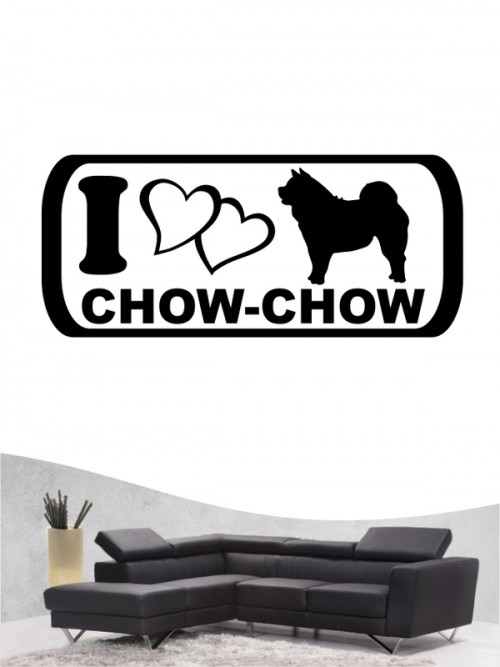 Chow-Chow 6 - Wandtattoo