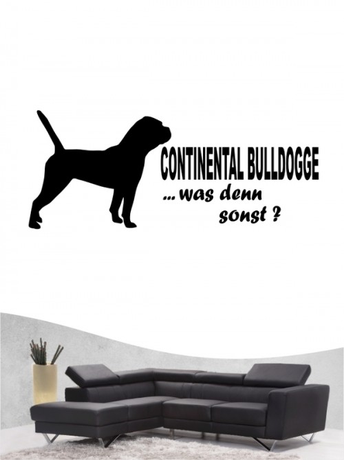 Continental Bulldogge 7 - Wandtattoo