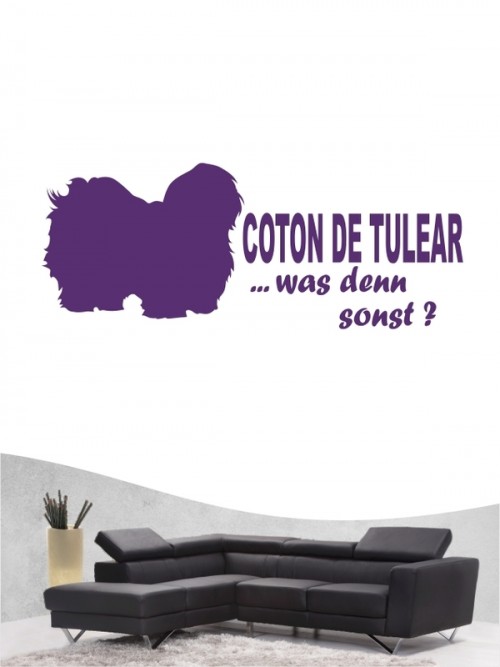 Coton de Tulear 7 - Wandtattoo