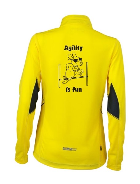 Damen Running Langarm Shirt mit Agility Motiv von anfalas.de