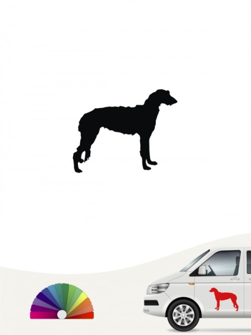 Hunde-Autoaufkleber Deerhound 1 Mini von Anfalas.de