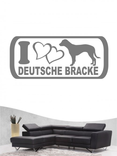 Deutsche Bracke 6 - Wandtattoo