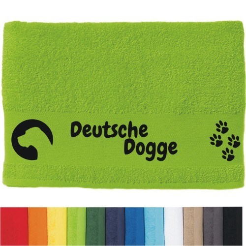 DOG - Handtuch "Deutsche Dogge" selbst gestalten | ANFALAS