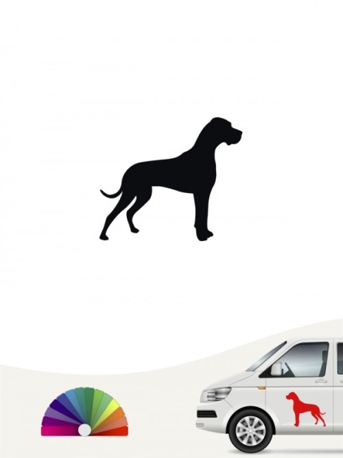 Hunde-Autoaufkleber Deutsche Dogge 1 Mini von Anfalas.de