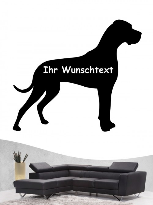 Deutsche Dogge 3 - Wandtattoo