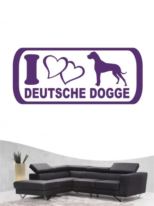 Deutsche Dogge 6 - Wandtattoo