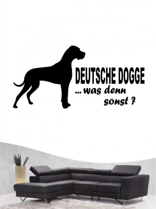 Deutsche Dogge 7 - Wandtattoo