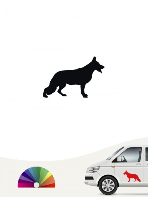 Hunde-Autoaufkleber Deutscher Schäferhund 1 Mini von Anfalas.de