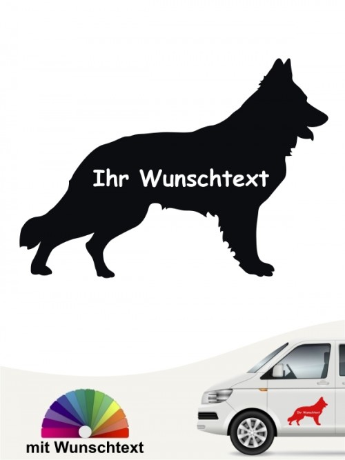 Deutscher Schäferhund Heckscheibenaufkleber anfalas.de