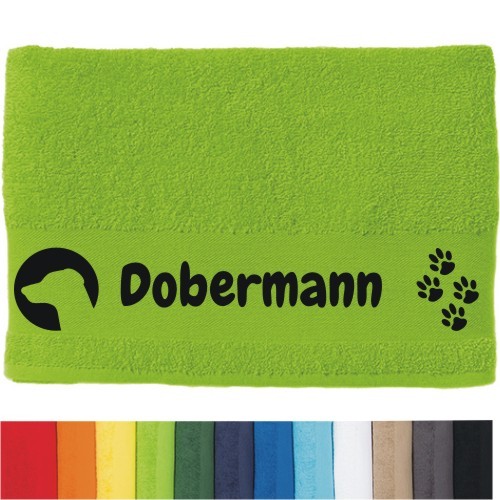 DOG - Handtuch "Dobermann" selbst gestalten | ANFALAS