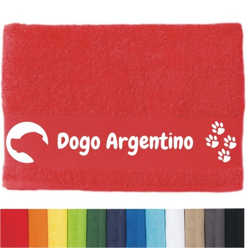 DOG - Handtuch "Dogo Argentino" selbst gestalten | ANFALAS